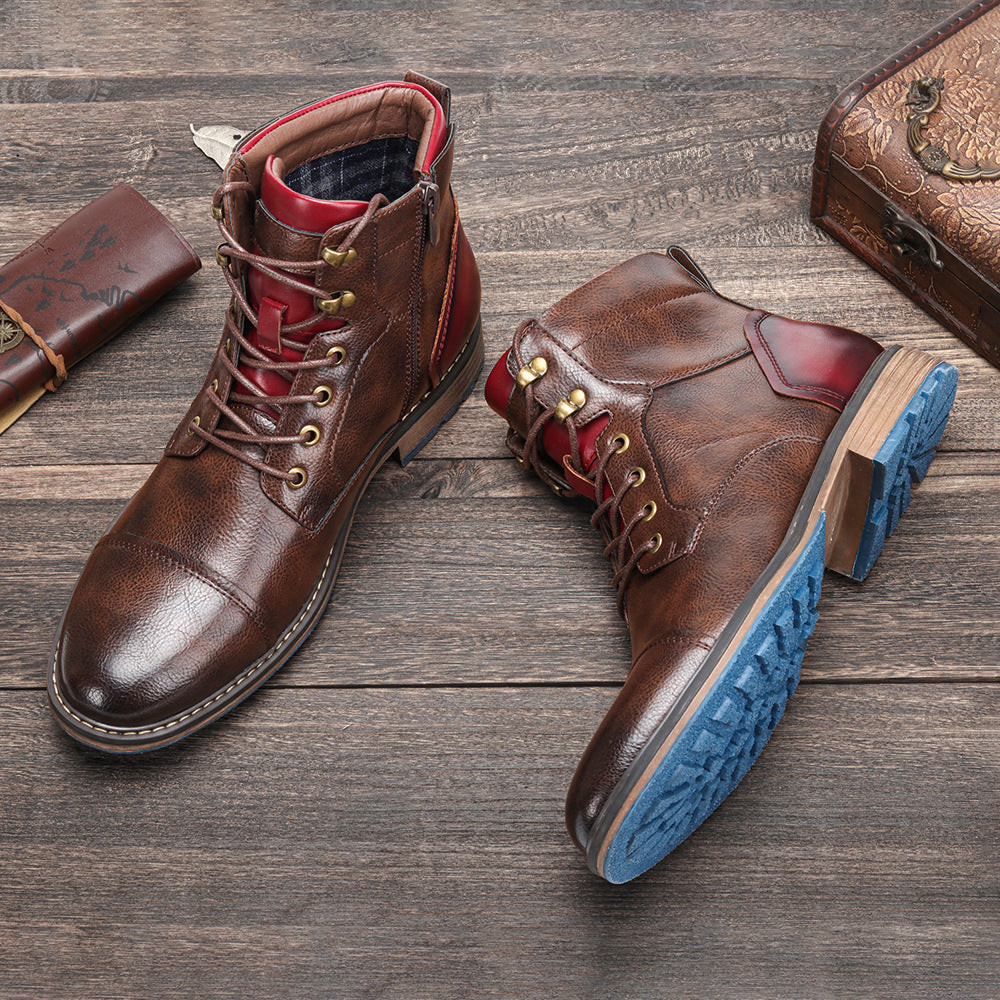 Bottines Oxford en cuir classiques pour hommes - Molinse