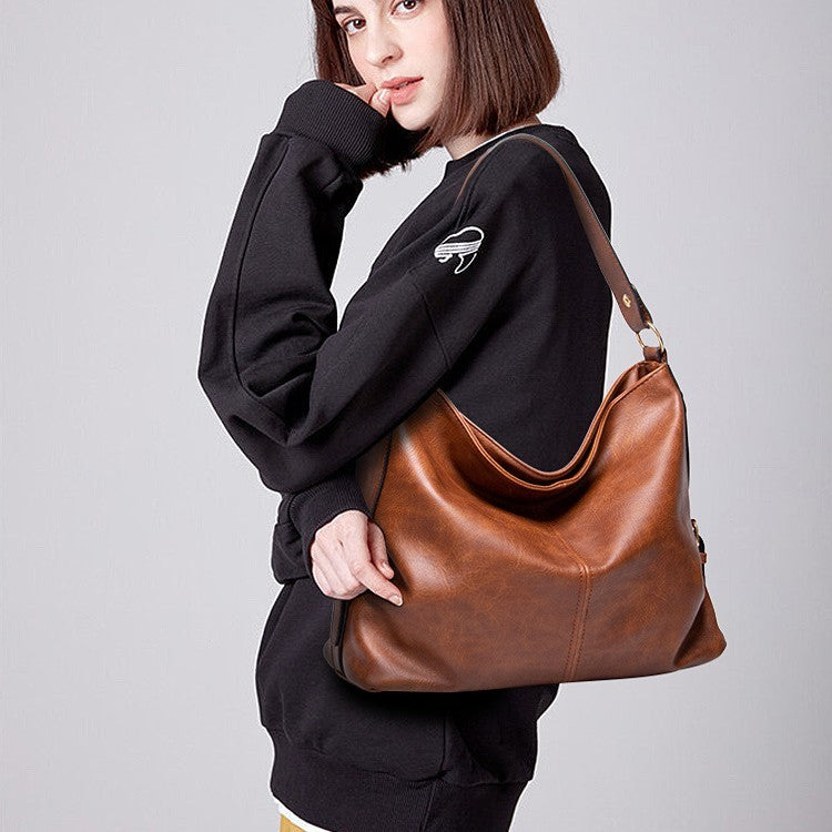 Grand sac cabas en cuir - Molinse