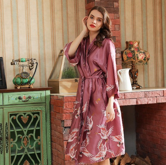Ensemble Kimono en fausse soie - Molinse