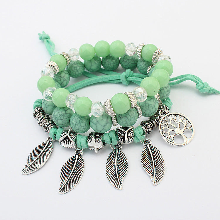Elan™  Ensemble de Bracelets Bohème - Molinse