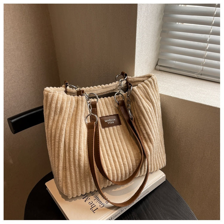 Sac Fourre-Tout En Velours Côtelé - Molinse