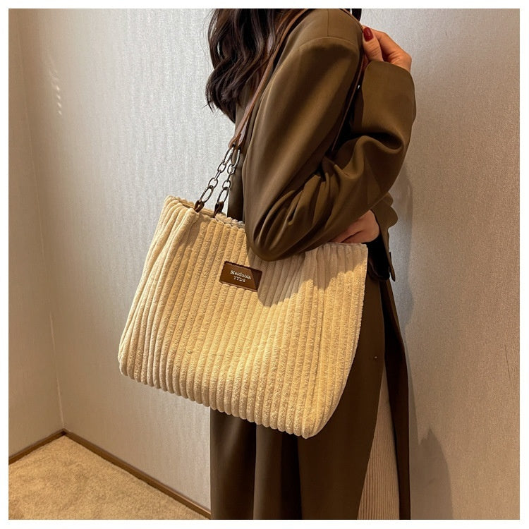 Sac Fourre-Tout En Velours Côtelé - Molinse