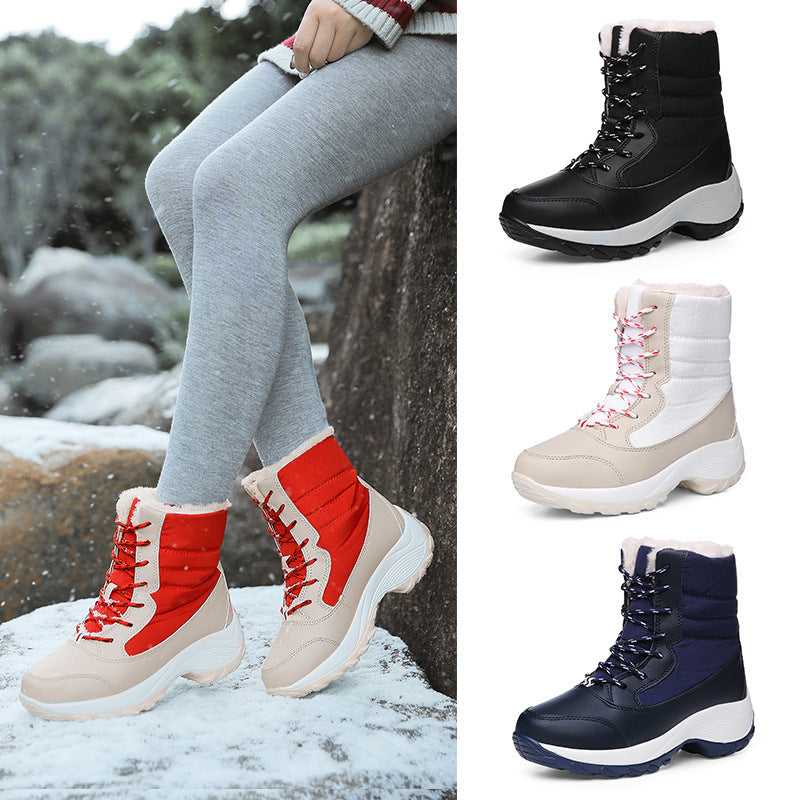 Bottes courtes à talons imperméables pour femmes - Molinse
