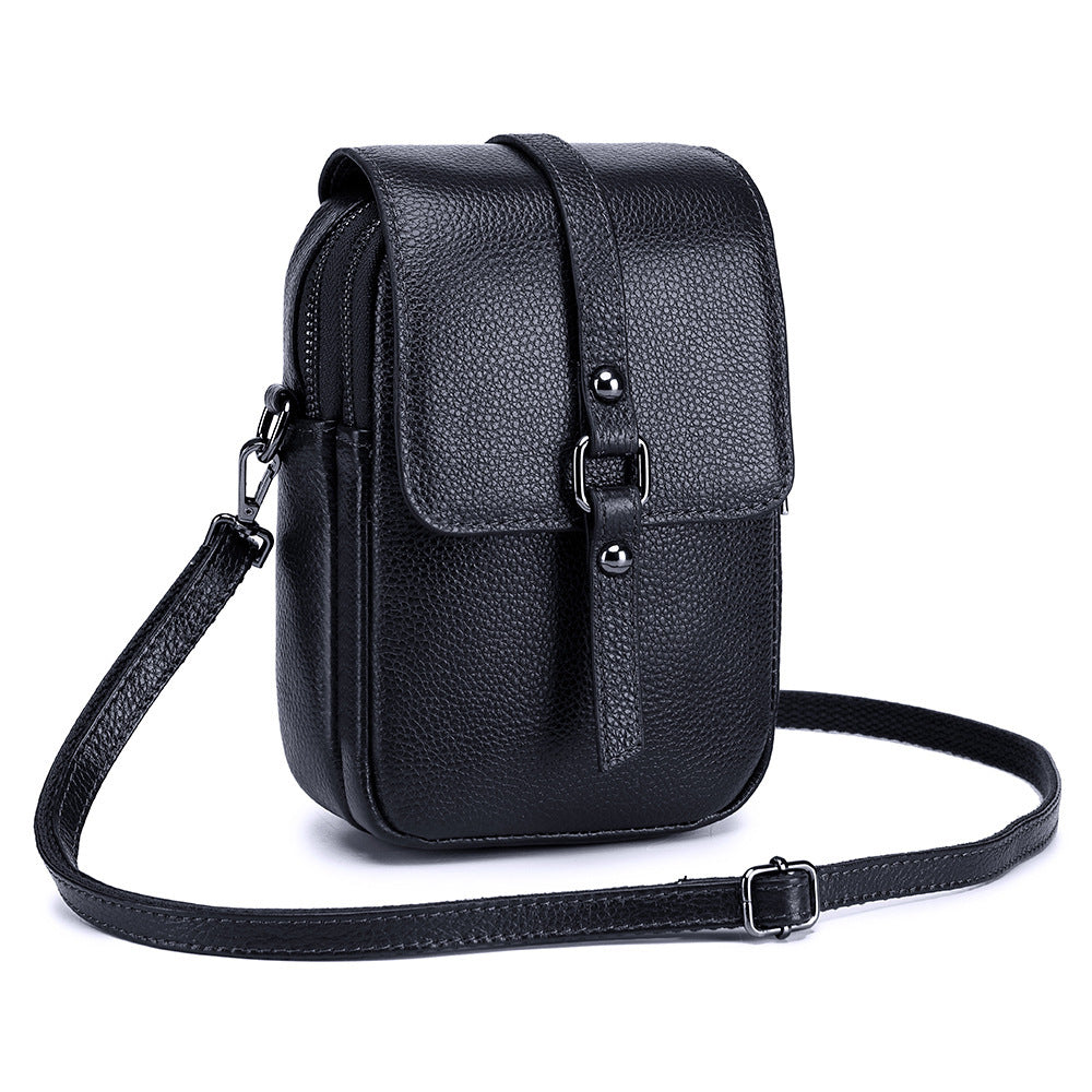Sac diagonal en cuir - Molinse