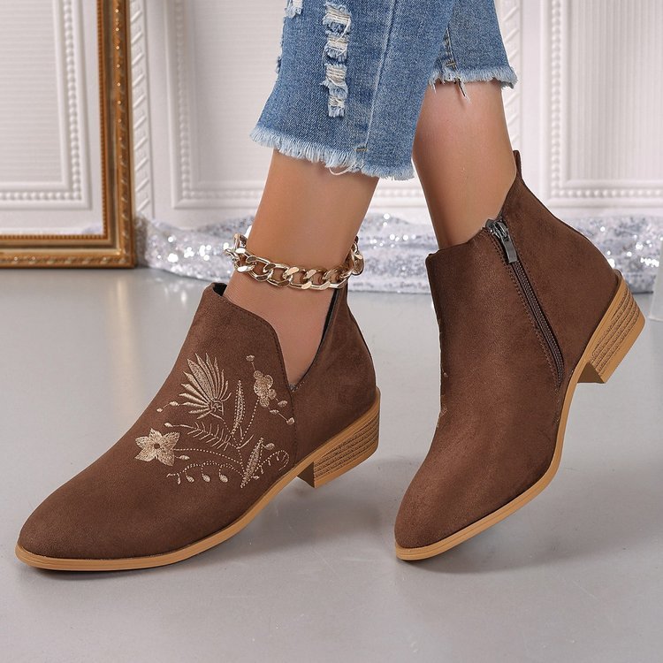 Bottes à talons bas - Confort et style au quotidien - Molinse