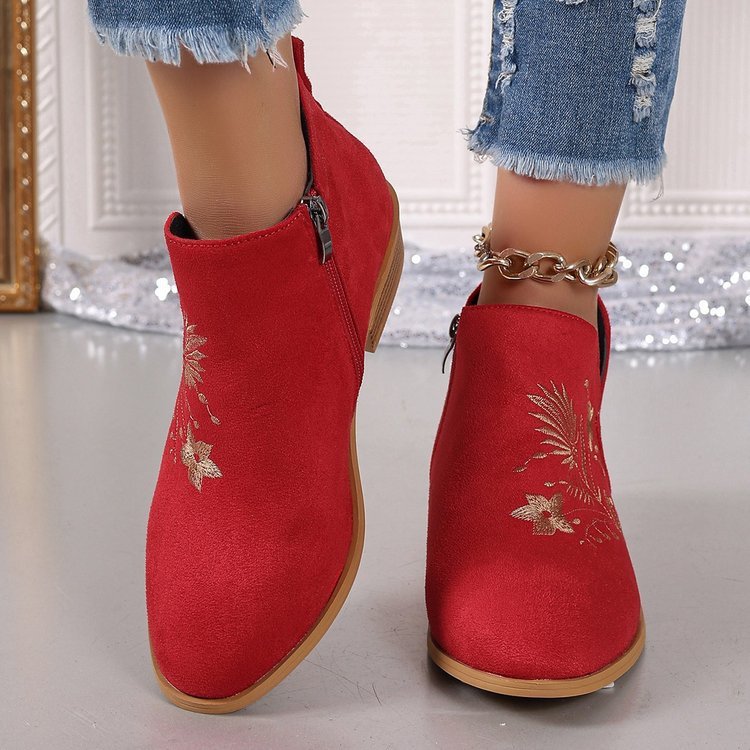 Bottes à talons bas - Confort et style au quotidien - Molinse