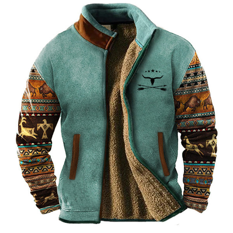 Manteau  polaire décontracté à la mode pour hommes - Molinse