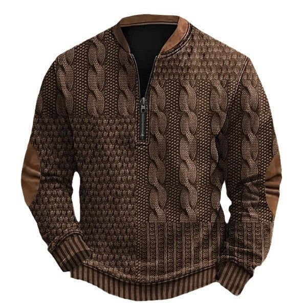 Pull zippé décontracté et élégant - Molinse