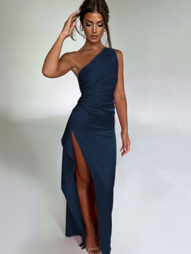 Lune™ | Robe de Soirée Asymétrique - Élégance - Molinse