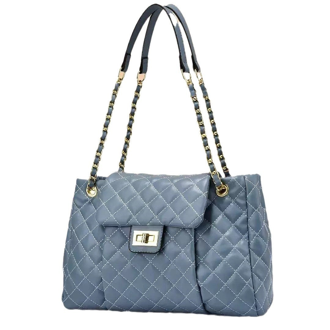 Sac messager à bandoulière avec chaîne
