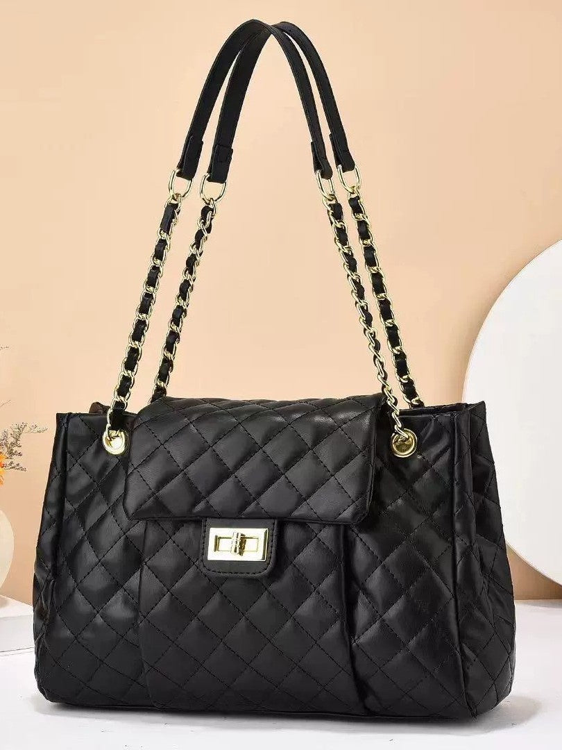 Sac messager à bandoulière avec chaîne