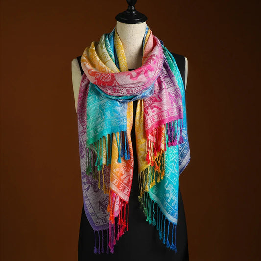 Châle Paisley de Style Bohème pour Femme - Molinse