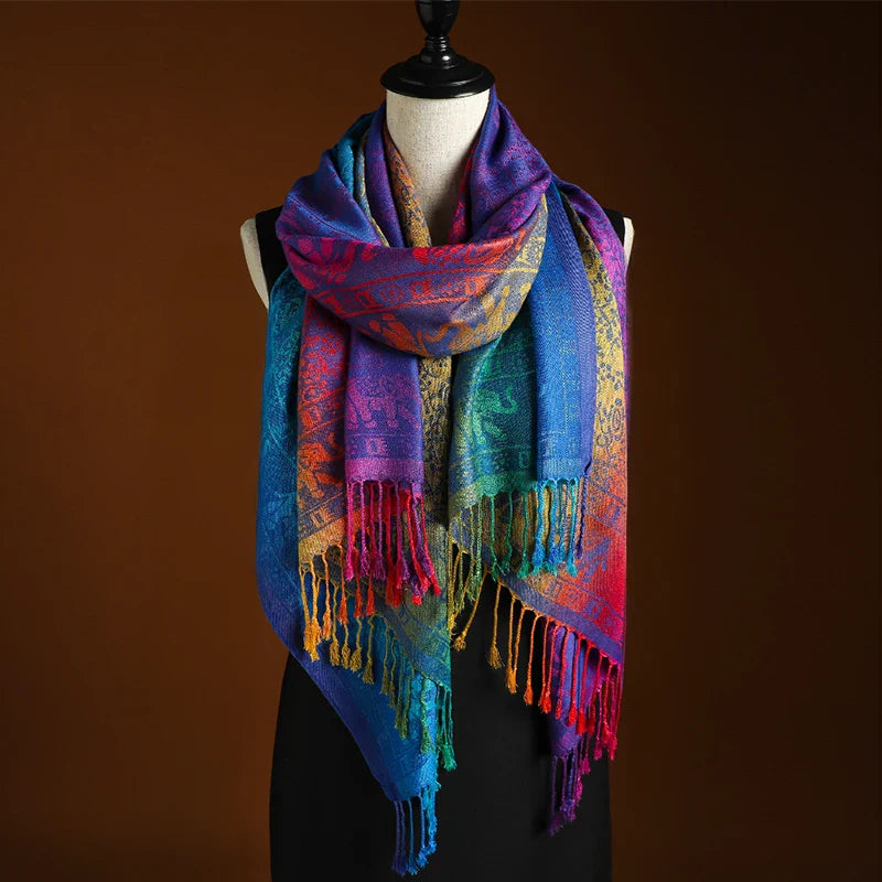 Châle Paisley de Style Bohème pour Femme - Molinse