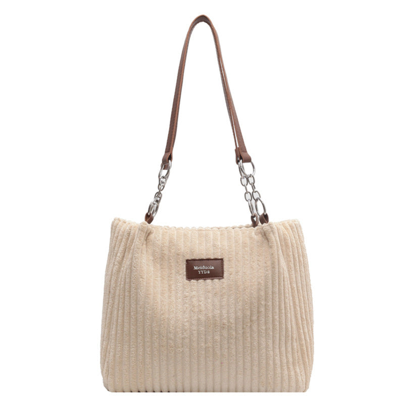 Sac Fourre-Tout En Velours Côtelé - Molinse