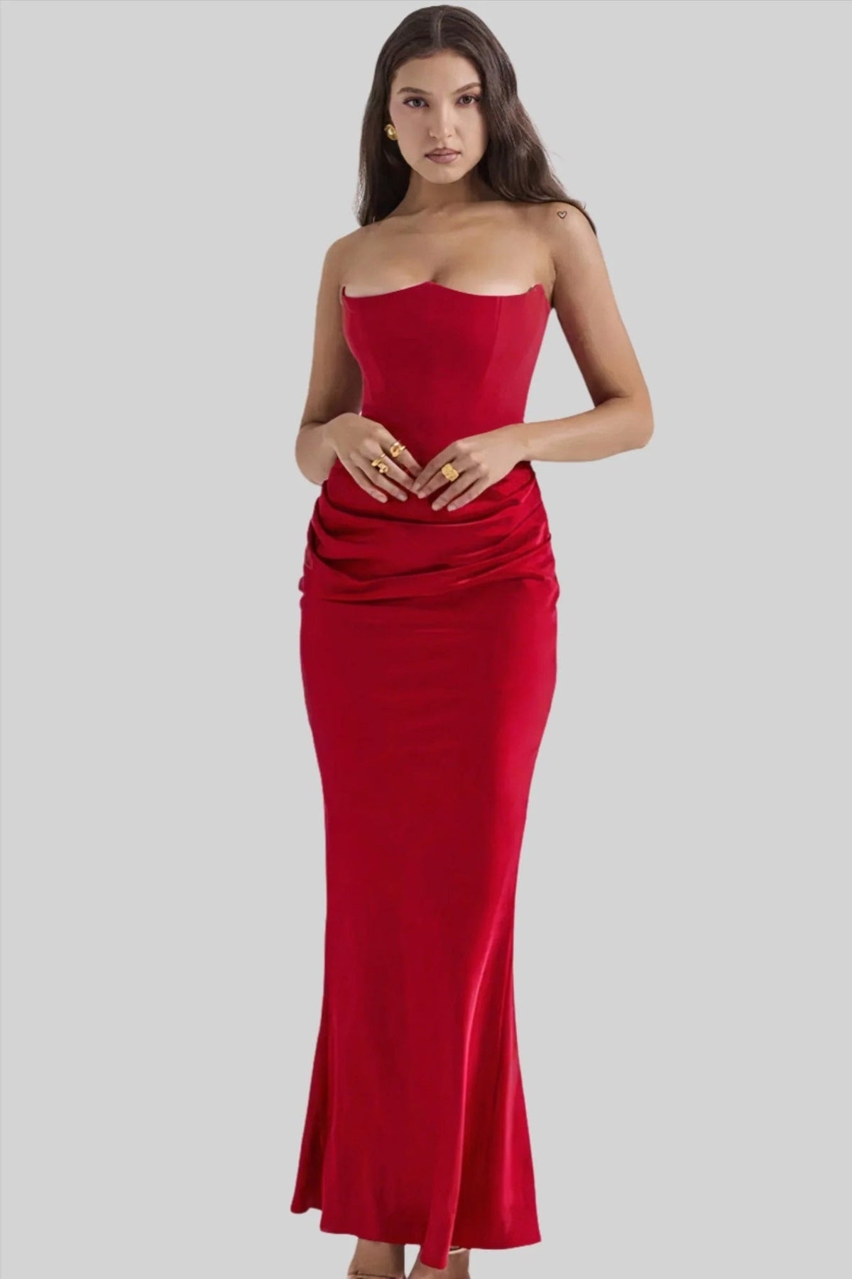 Yara™ | Robe Satin Vintage - Élégance - Molinse