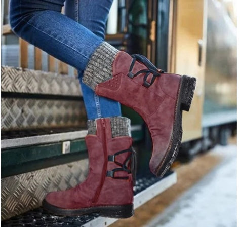 Bottes mi-hautes à talon carré - Molinse