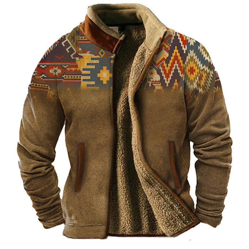 Manteau  polaire décontracté à la mode pour hommes - Molinse