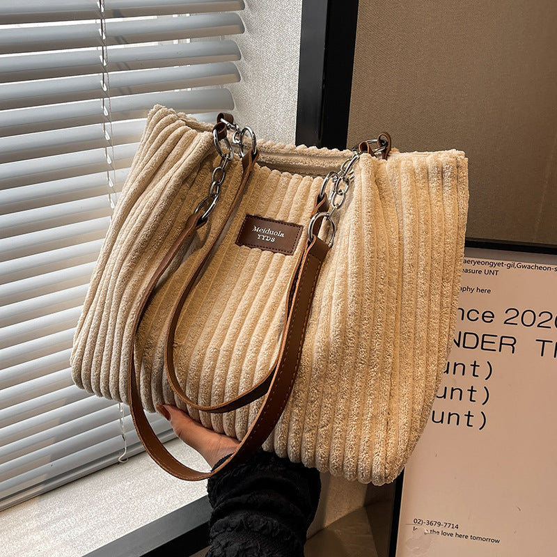 Sac Fourre-Tout En Velours Côtelé - Molinse
