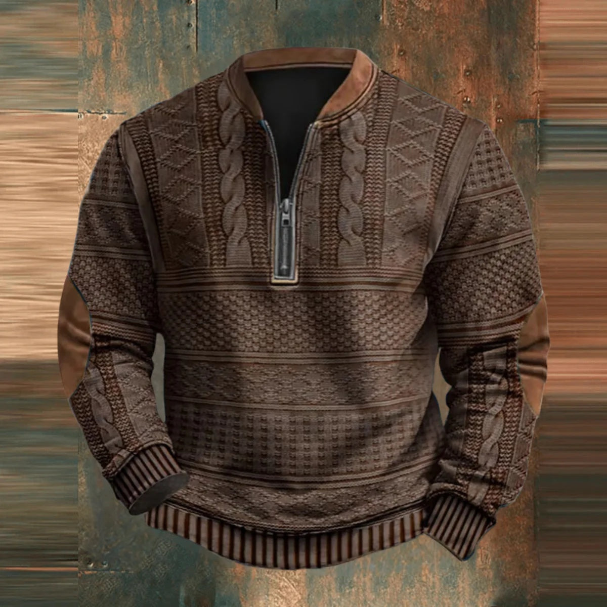 Pull zippé décontracté et élégant - Molinse