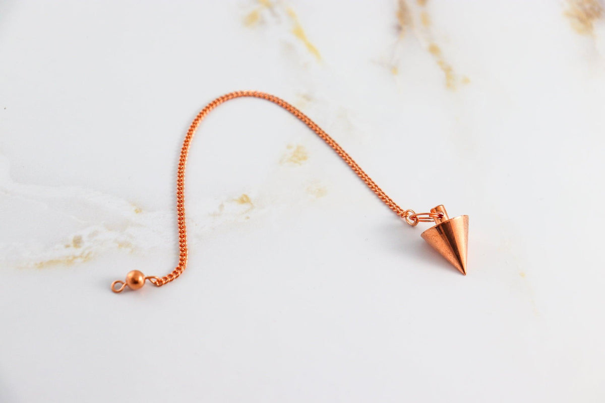 Cone Pendulum - Copper-plated brass